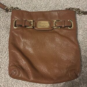Micheal Kors Brown Cross Body Bag